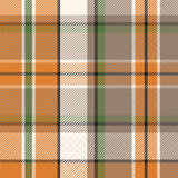 Proper Plaid-Pumpkin Beverage Napkin