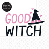 Good Witch, Bad Witch Cocktail Napkin