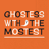 Ghostess With The Mostest Cocktail Napkin