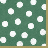Spot On-Green Beverage Napkin