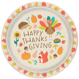 Turkey Feast Fun Paper Dinner Plate