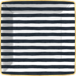 Bold Strokes-Black Paper Dinner Plate