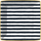 Bold Strokes-Black Paper Dinner Plate