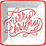Merry Christmas Charm Paper Dinner Plate