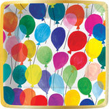 Balloon Bash Paper Dessert Plate