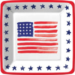 Star Spangled Paper Dessert Plate