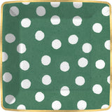 Spot On-Green Paper Dessert Plate