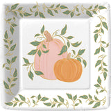 Pumpkin Patch Luxe Paper Dessert Plate