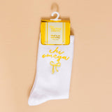 Sorority Embroidered Crew Socks