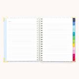 2025-2026 Spiral Weekly Simplified Planner - Serene Stripe