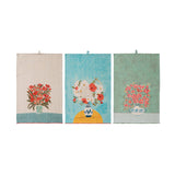 Cotton & Linen Printed Tea Towel