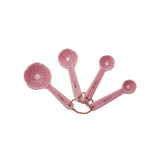 Pink Cabbage Shaped Measuring Spoons