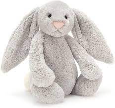 Bashful Grey Bunny Large