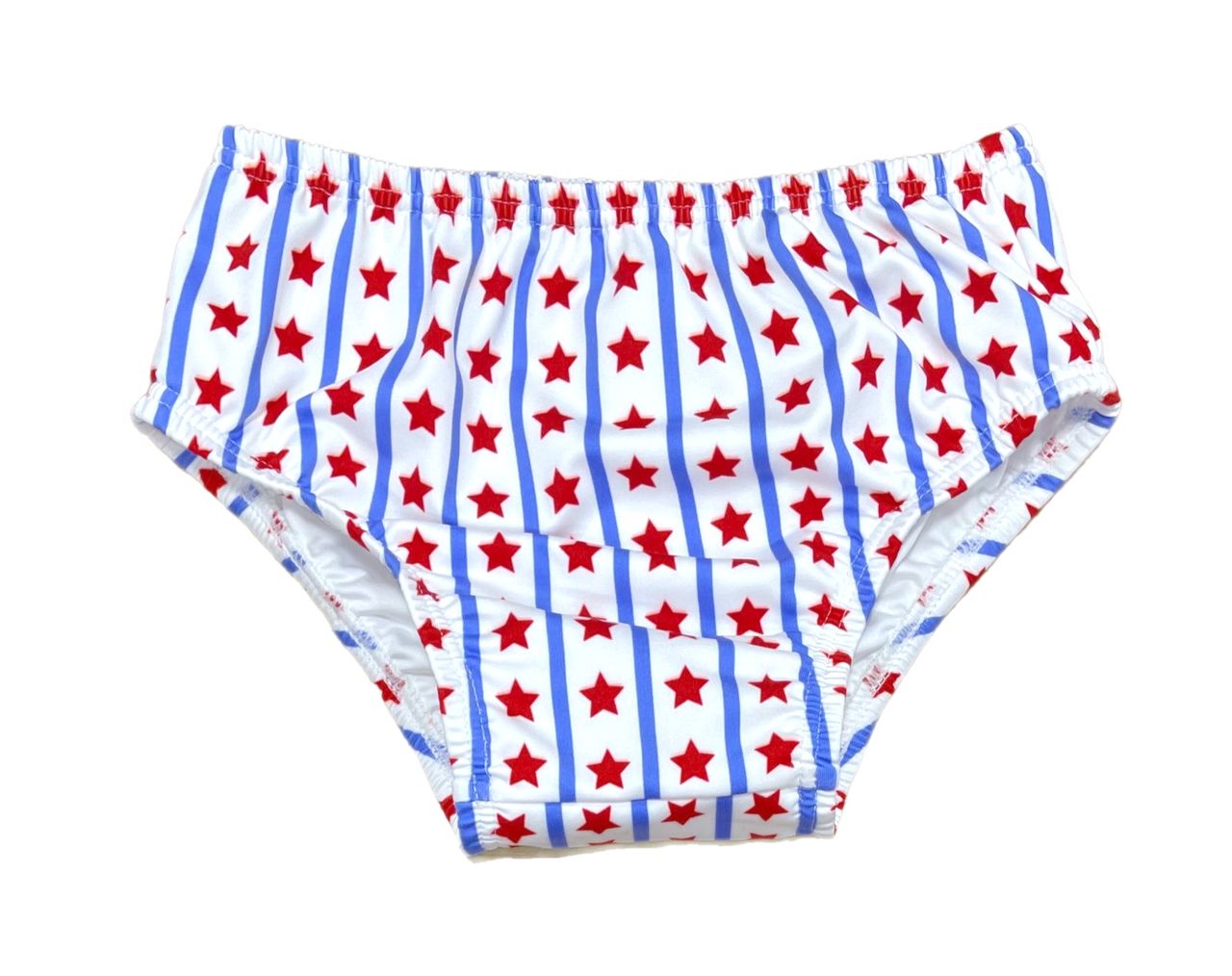 Stars and Stripes Sammy Swim Diaper Cover