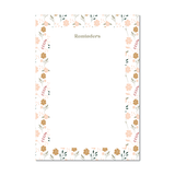 Reminders Notepad | Floral Notepad | Office Stationery