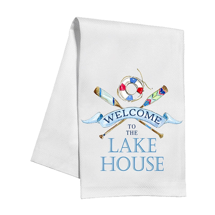 Welcome To The Lake House Towel