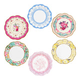 Vintage Tea Party Paper Plates