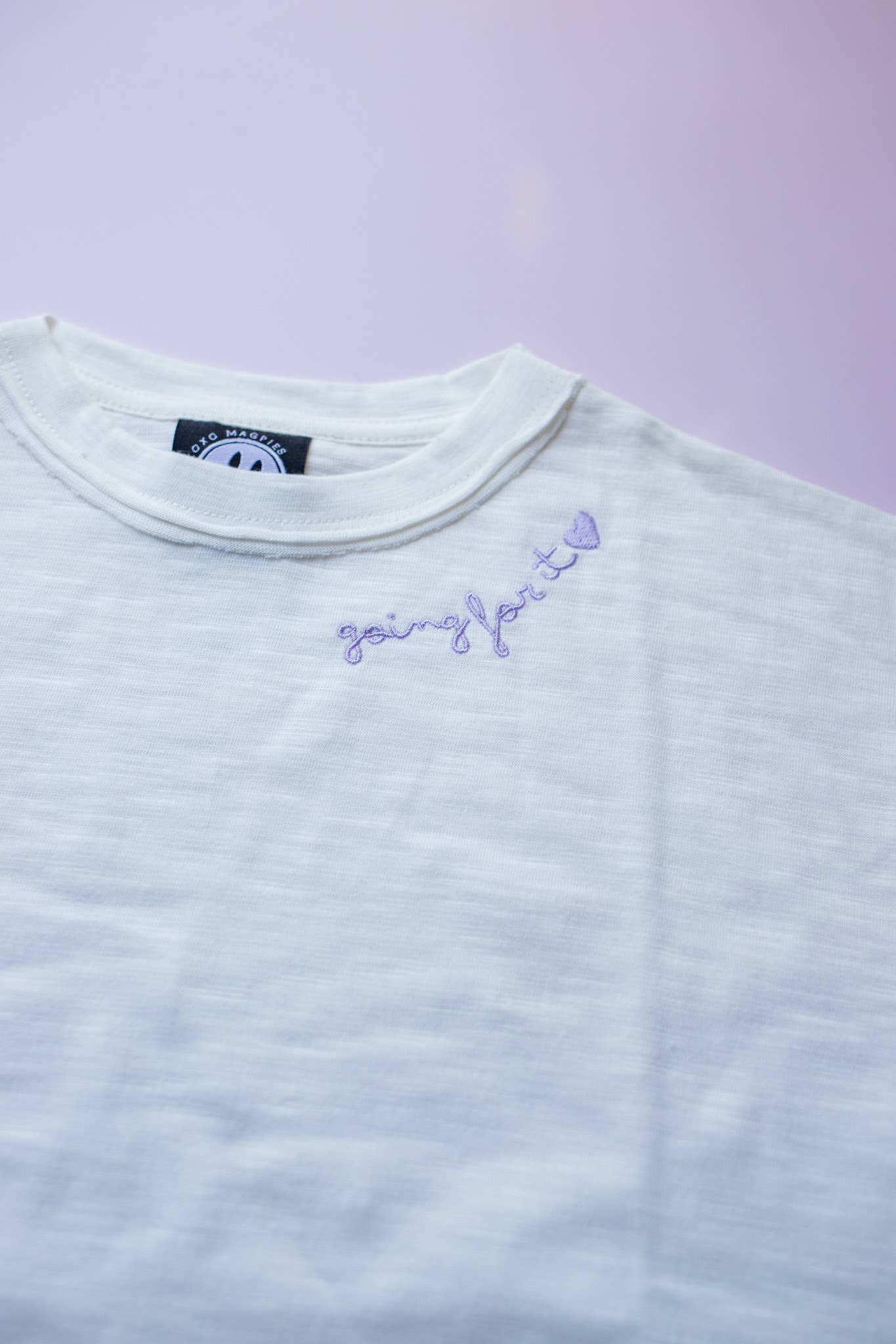 XOXO by magpies | Embroidered Boxy T | Going for It