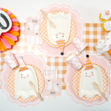 Pink Fancy Scallop Paper Placemats