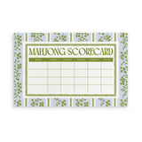 Botanical Mahjong Scoreboard Notepad-Imperial Gardens