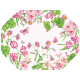 Pink Botanical Garden Posh Die-Cut Placemat