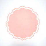 Pink Fancy Scallop Paper Placemats
