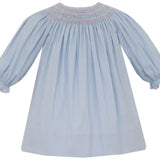 Eloise Light Blue Corduroy Dress