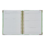 Toile Moderne Vert Pomme B5 Notebook