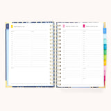 2025-2026 Spiral Daily Simplified Planner - Poppy Posies