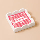 Sorority Scallop Trinket Tray