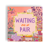 Mahjong "Waiting on a Pair" Orange Bev Napkins