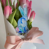 BLUE BUNNY PLANT STICK