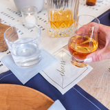 Glass Slipper Disposable Cotton Cocktail Napkins
