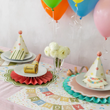Pink Fancy Scallop Paper Placemats