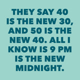 9 Pm Is New Midnight Bev Napkins