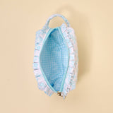 Mrs. Something Blue Essentials Quilted Cosmetic Pouch