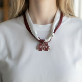 Collegiate Scarf Necklaces