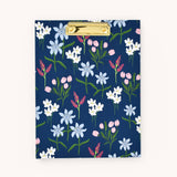 Clipfolio, Navy Wildflowers