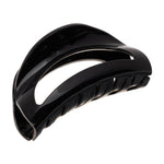 Cutout Curve Claw Clip-Black