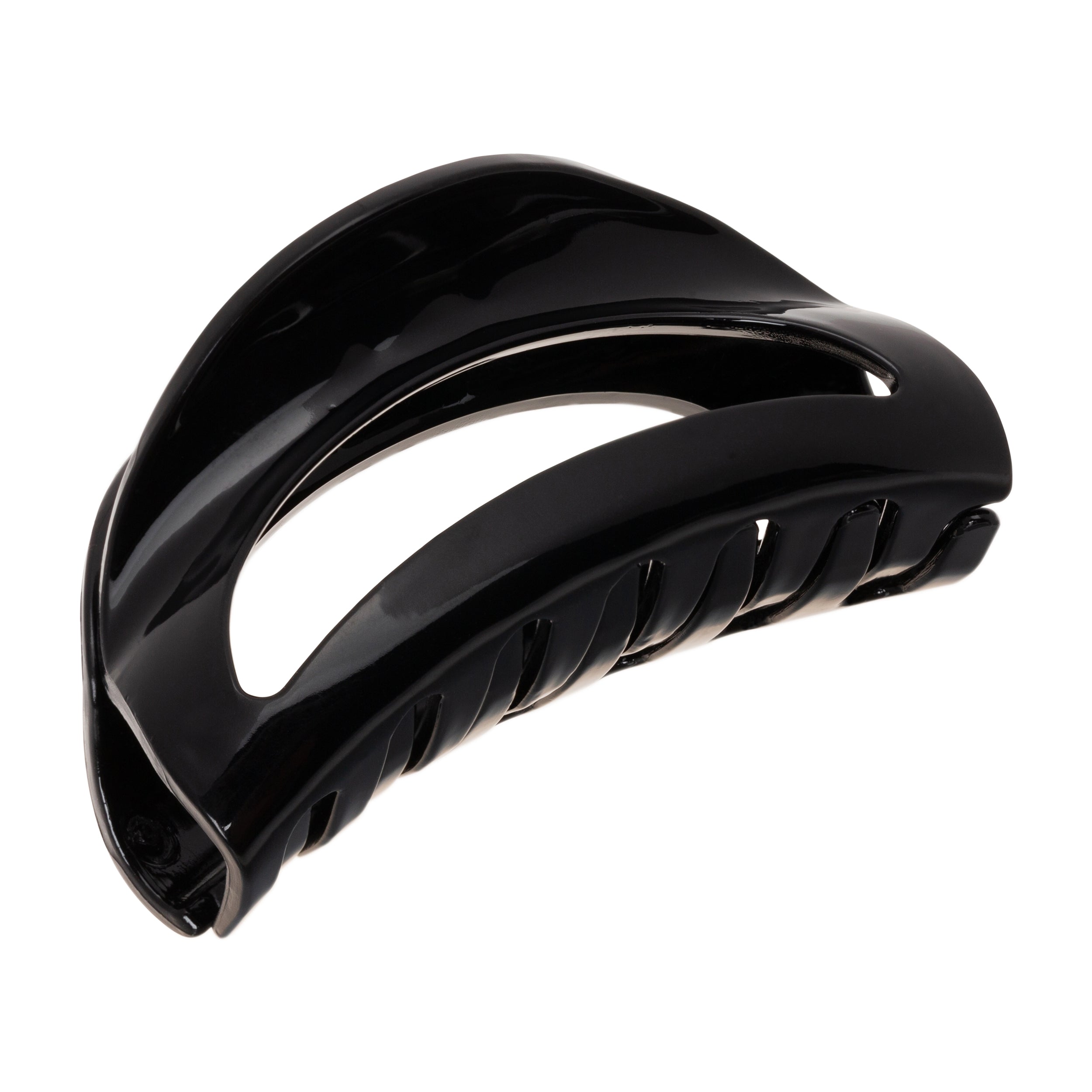 Cutout Curve Claw Clip-Black