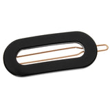 Mini Oval on Tige Boule-Black