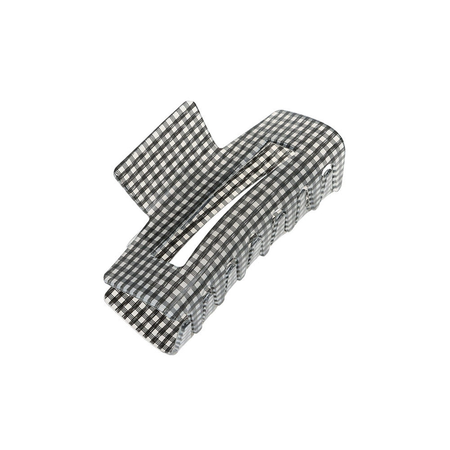Aubrey Claw Clip-Black/White