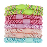 Grab & Go Ponytail Holders - Set of Eight-Cabana