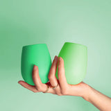 Gerbera + Leaf Fegg Silicone Unbreakable Glasses