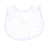 Gingham Dot Bib Pink