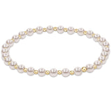 Classic Grateful 4mm Pearl bead bracelet