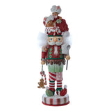 Hollywood Nutcrackers™ Gingerbread Soldier With Cupcake Nutcracker