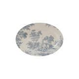 Oval Stoneware Toile Platter