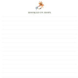 Hooked on Hope Covered Notepad