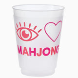 I Heart Mahjong Cups
